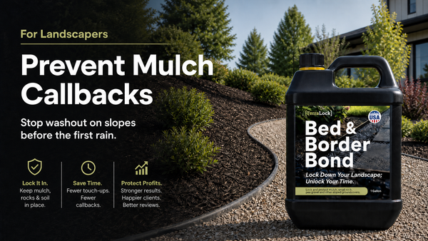 Professional landscaper finishing a mulch bed to reduce maintenance callbacks